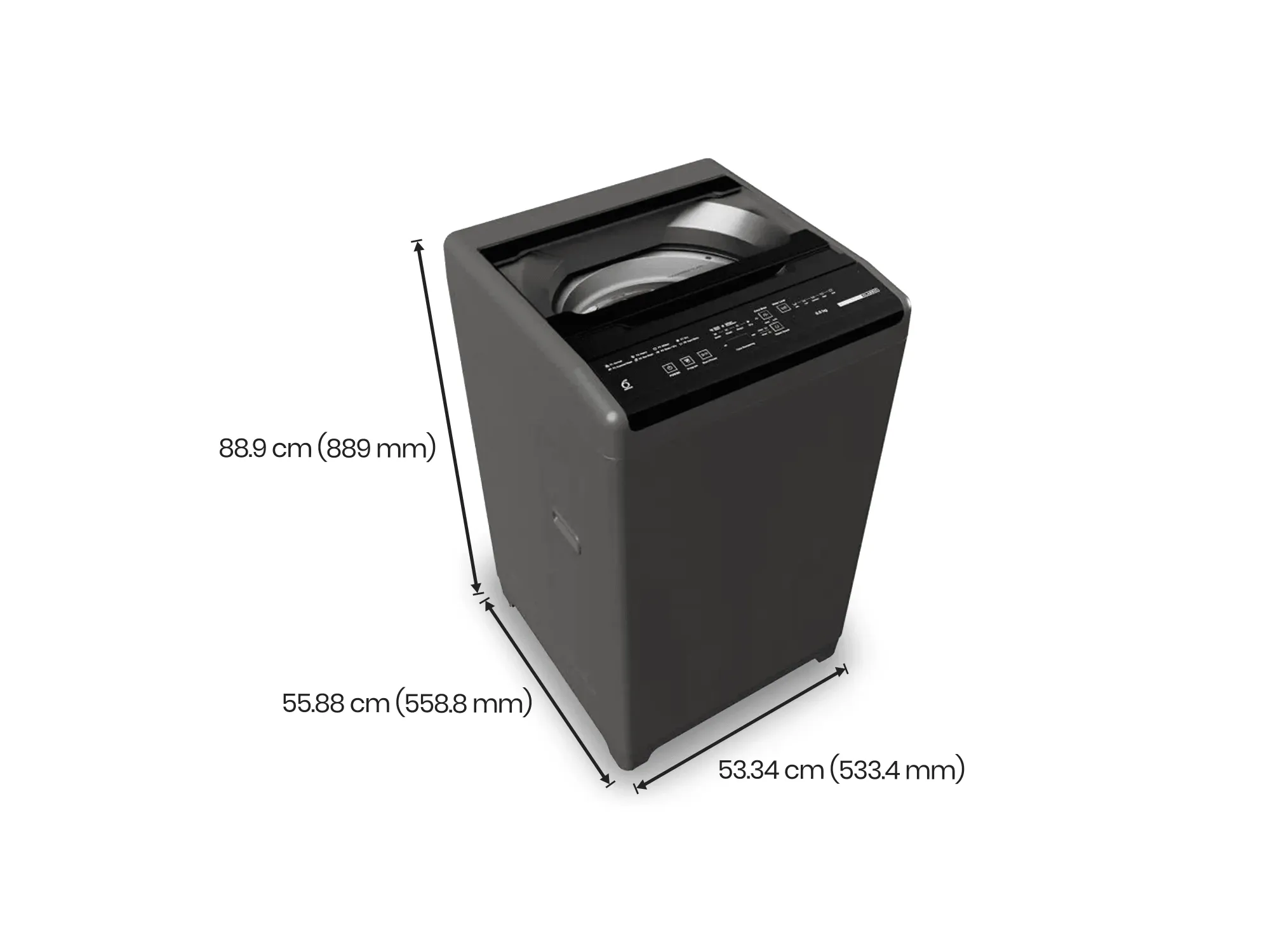 Washing Machine Fully Automatic Top Load With Metal Stand